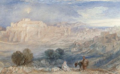Betlemme - La fuga in Egitto da Joseph Mallord William Turner
