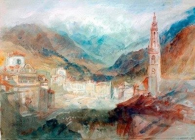 Bolzano e le Dolomiti da Joseph Mallord William Turner
