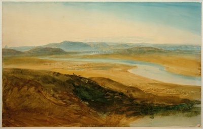 Campagna Romana: Tevere da Castel Giubileo da Joseph Mallord William Turner