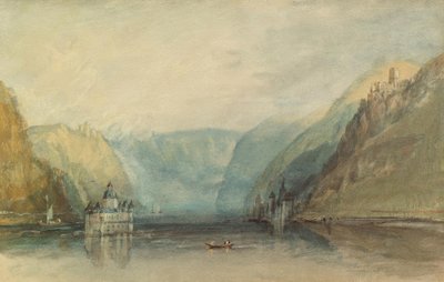 La Pfalz presso Kaub da Joseph Mallord William Turner