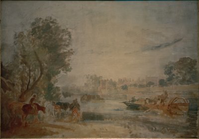Hampton Court, dalla Tamigi da Joseph Mallord William Turner