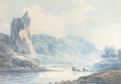 Ilam Rock, Dovedale, Staffordshire da Joseph Mallord William Turner
