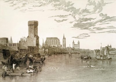 Colonia vista dal fiume da Joseph Mallord William Turner