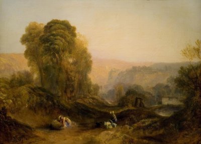 Paesaggio nel Derbyshire da Joseph Mallord William Turner