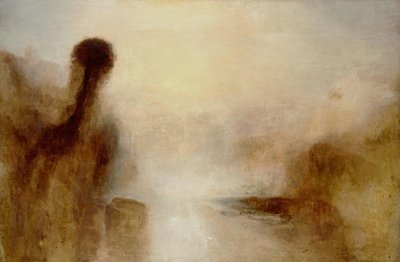 Paesaggio con corso d
