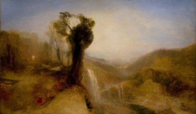 Paesaggio meridionale con acquedotto e cascata da Joseph Mallord William Turner