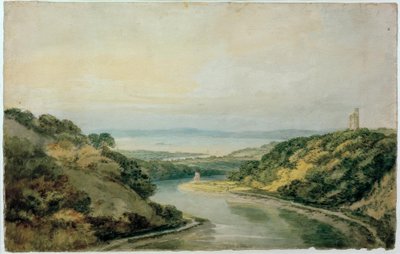 La gola di Avon verso il canale di Bristol, con Cooks Folly da Joseph Mallord William Turner