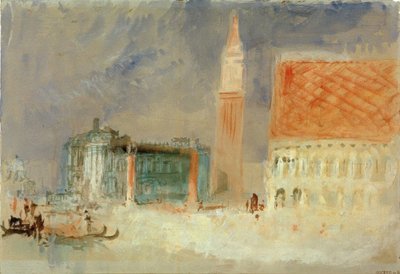 La Piazzetta e il Palazzo Ducale dal Bacino da Joseph Mallord William Turner