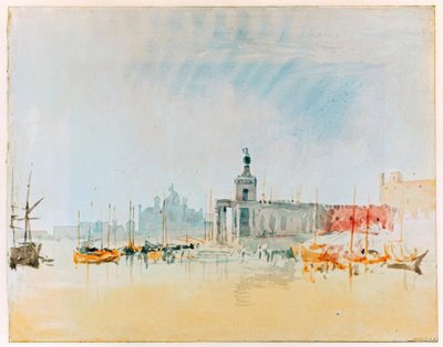 La Punta della Dogana, con le Zitelle in lontananza da Joseph Mallord William Turner