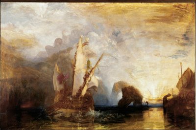 Ulisse deride Polifemo – Odissea di Omero da Joseph Mallord William Turner