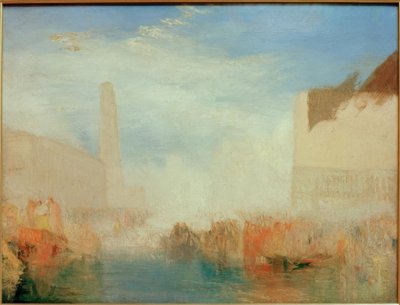 Venezia: La Piazzetta con la cerimonia del Doge che si sposa da Joseph Mallord William Turner