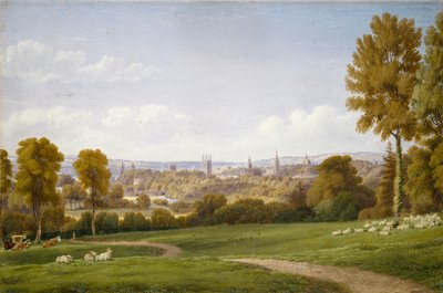 Veduta di Oxford da Headington da Joseph Mallord William Turner