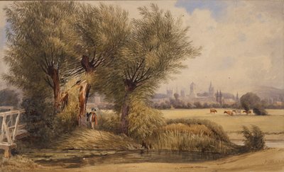 Vista di Oxford dal fiume da Joseph Mallord William Turner