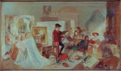 Studio di Watteau secondo le regole di Fresnoy da Joseph Mallord William Turner