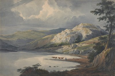 Un lago di montagna da William Turner of Oxford