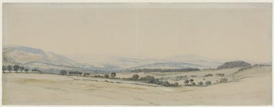 Paesaggio collinare nel Northumberland da William Turner of Oxford