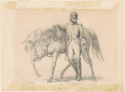 Dragone con il Suo Cavallo da William Tylee Ranney