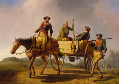 Veterani del 1776 che tornano dalla guerra da William Tylee Ranney
