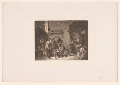Interno con un medico e un barbiere da William Unger