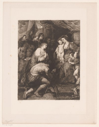 Maria con Bambino adorata dai santi da William Unger