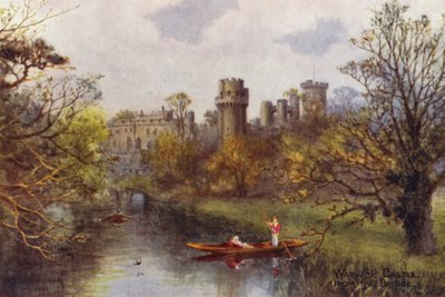 Castello di Warwick, dal ponte da William W. Quatremain