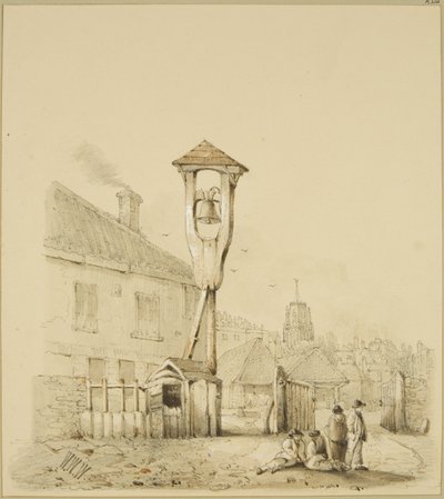 Cantiere navale tra il Ponte di Harford e il Bacino di Bathurst, c.1830 da William W. Wheatley