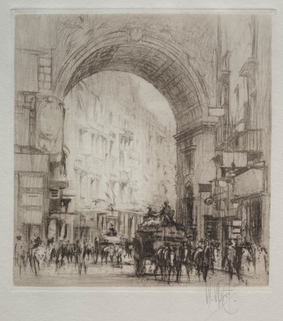 Arco San Carlo, Napoli da William Walcot