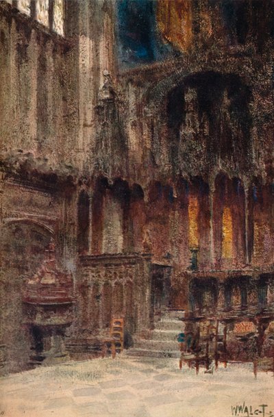 Cappella di Enrico VII, Abbazia di Westminster, c1907 da William Walcot