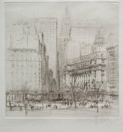 New York City: Battery Place da William Walcot