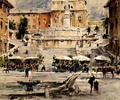 Piazza di Spagna, Roma da William Walcot