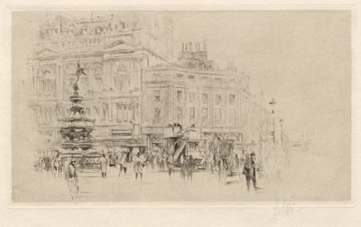Picadilly Circus da William Walcot