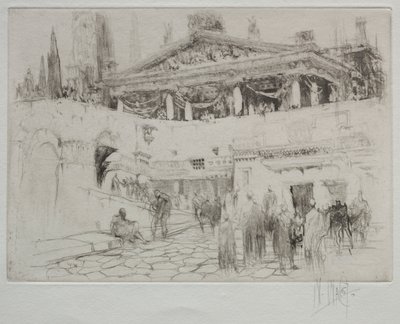 Il Primo Tempio di Legno di Giove da William Walcot
