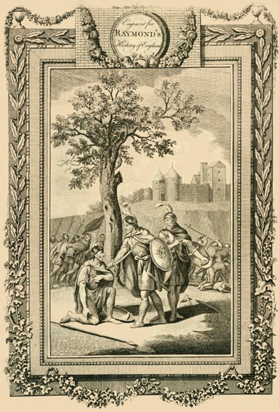 Re Athelstan salva la vita di suo padre, Edoardo il Vecchio, c1786 da William Walker