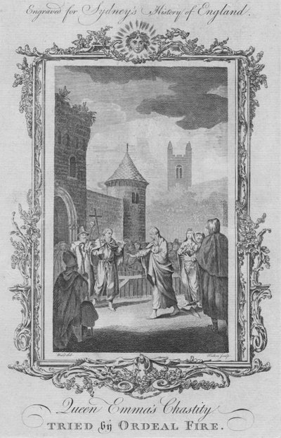 La castità della regina Emma messa alla prova dal fuoco, 1773 da William Walker