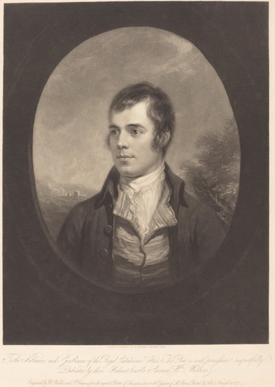 Robert Burns da William Walker and Samuel Cousins after Alexander Nasmyth