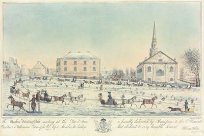 Il club di guida del Quebec che si riunisce a Place d