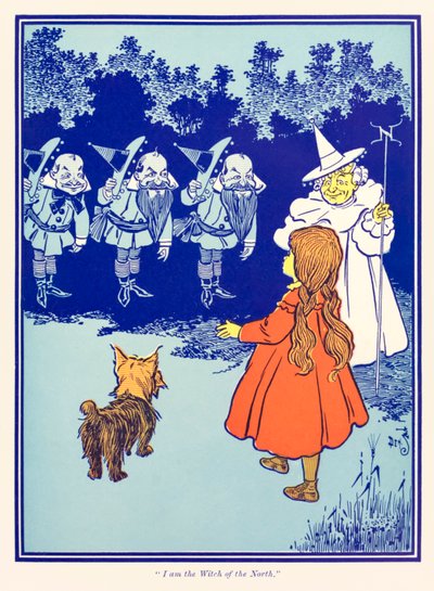 “Io sono la Strega del Nord” da “Il meraviglioso mago di Oz” di L. Frank Baum da William Wallace Denslow