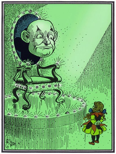 "Il mago di Oz". Illustrazione di W. Denslow per il racconto di Lyman Frank Baum (USA) da William Wallace Denslow