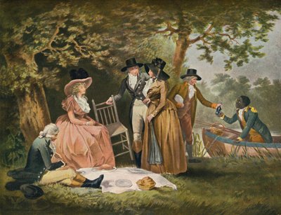 Il pasto dei pescatori, 1789, 1902 da William Ward