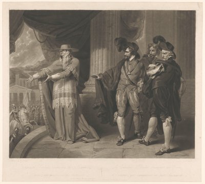 Cardinale Francisco Jiménez de Cisneros e nobili spagnoli da William Ward