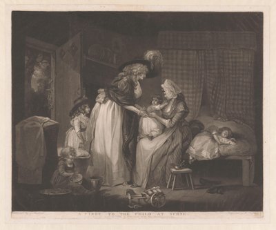 Visita al bambino dalla balia da William Ward