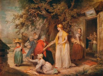 Fuori da una locanda di campagna, XVIII secolo da William Ward