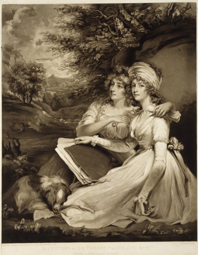 Le figlie di Sir Thomas Frankland, Baronet, 1797 da William Ward
