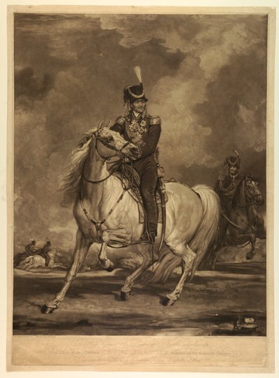 Il Hetman conte Platoff a cavallo del suo destriero preferito da William Ward