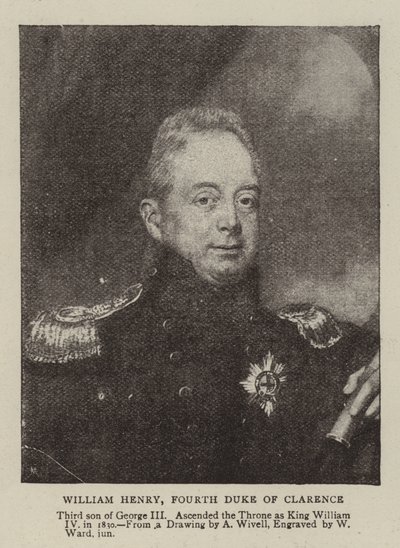 William Henry, quarto duca di Clarence da William Ward