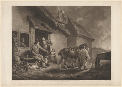 Il primo di settembre, sera da William Ward after George Morland