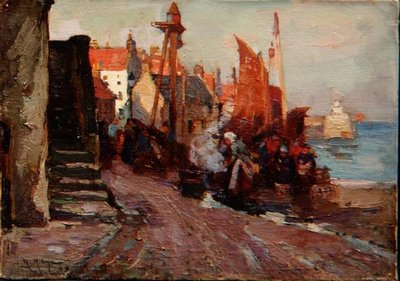 Scarico del pescato da William Watt Milne