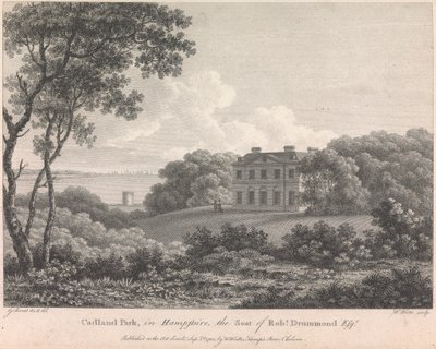Cadland Park, in Hampshire, la Residenza di Robert Drummond, Esquire (pubblicato da W. Watts) da William Watts