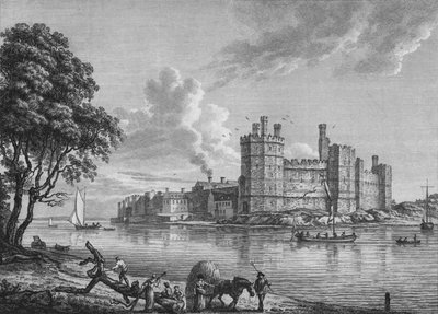 Castello di Caernarvon, 1778 da William Watts