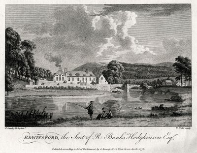 Edwinsford, la residenza di R Banks Hodgkinson Esq, Carmarthenshire da William Watts